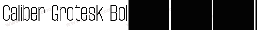 Caliber Grotesk Bol字体转换